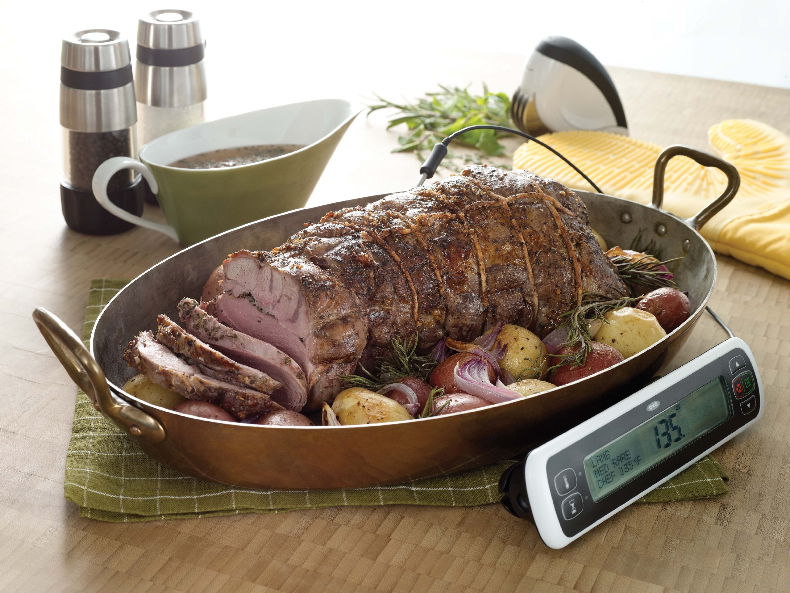 OXO grinders with soft non-slip grips for comfortable one-handed use.