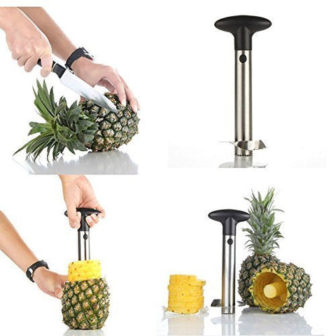 OXO pineapple corer-slicer removable parts simplify cleaning.