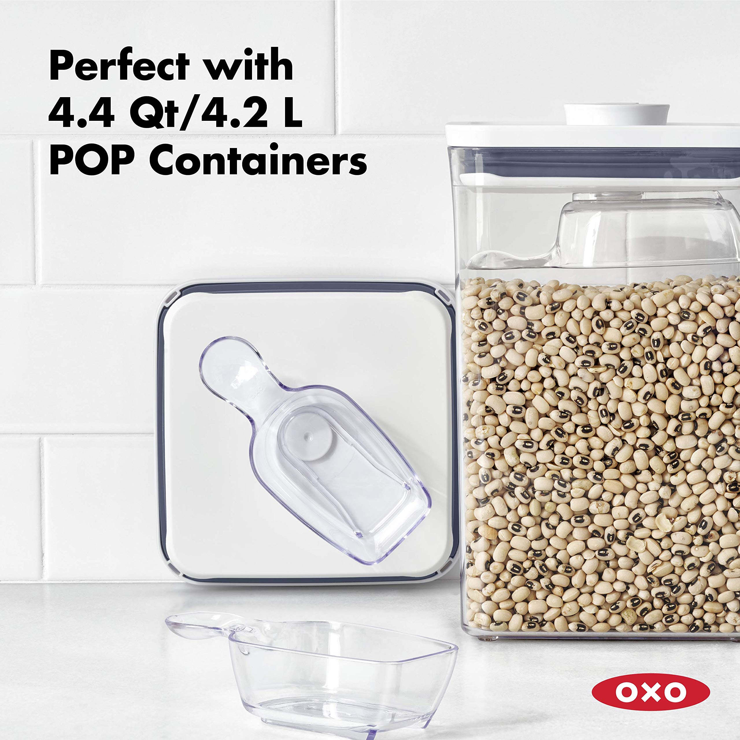 OXO POP scoop set for beans and granola simplifies prep