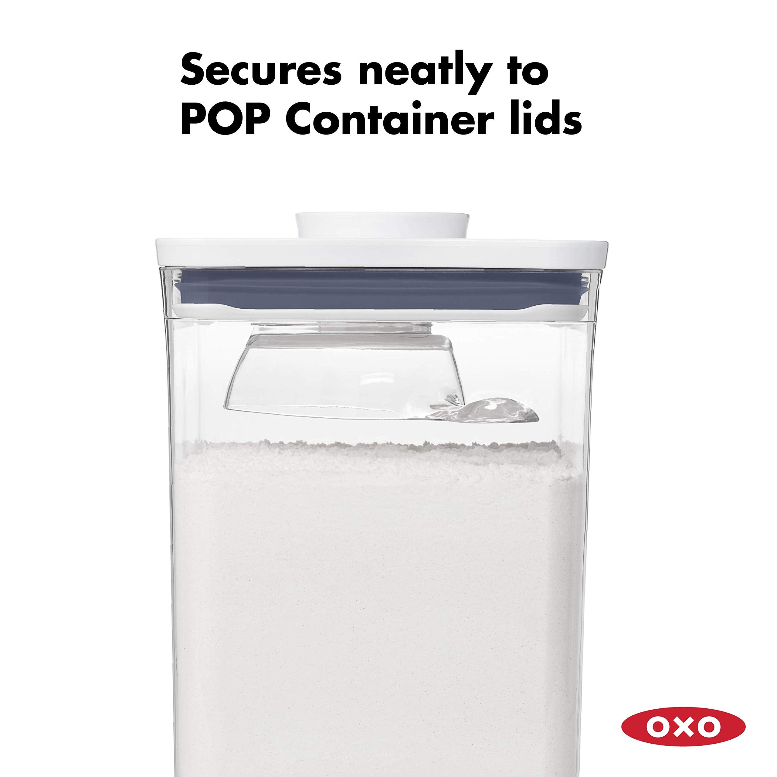 OXO POP scoop set for grains and rice enables quick portioning