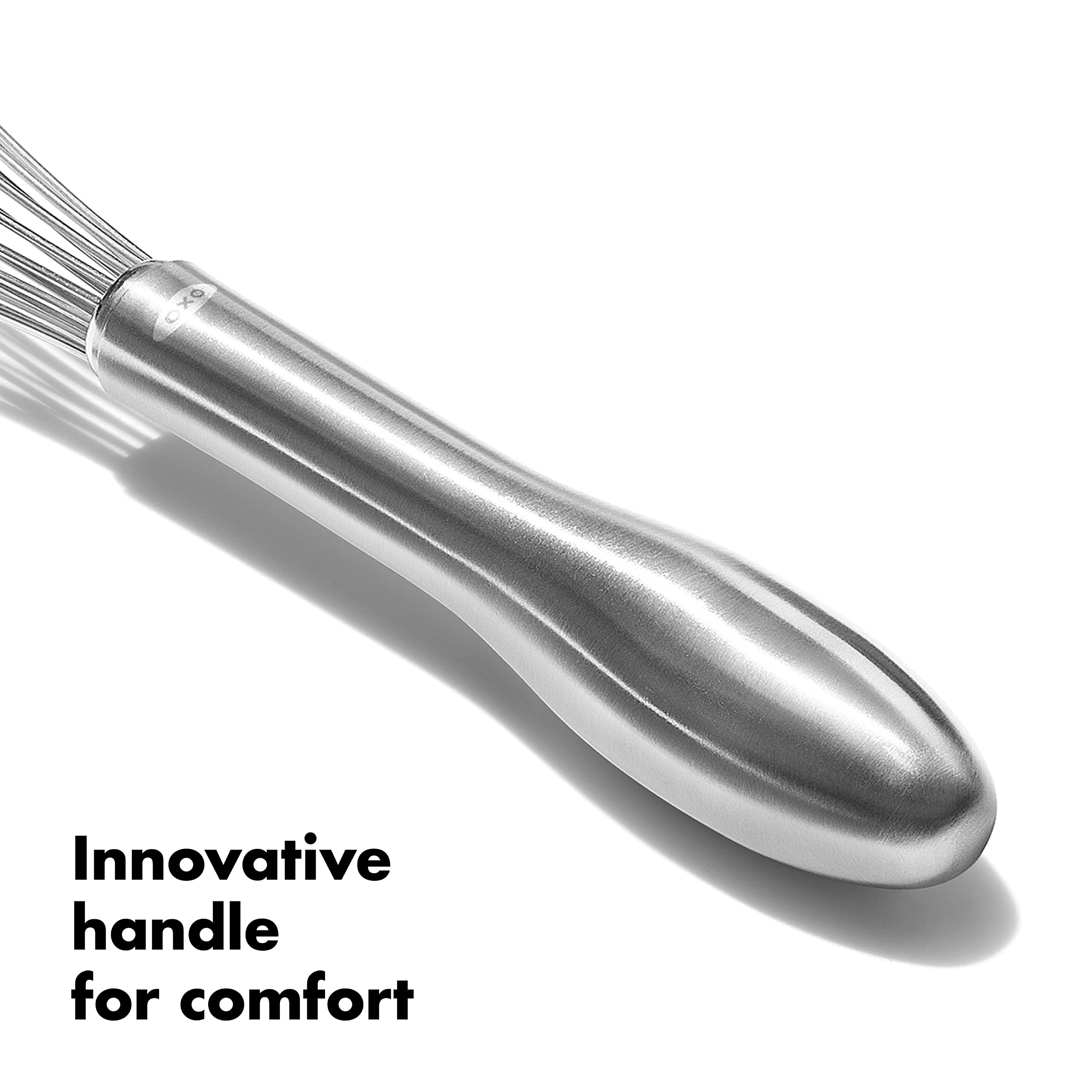 OXO SteeL 9-Inch Whisk shown as dishwasher-safe kitchen tool