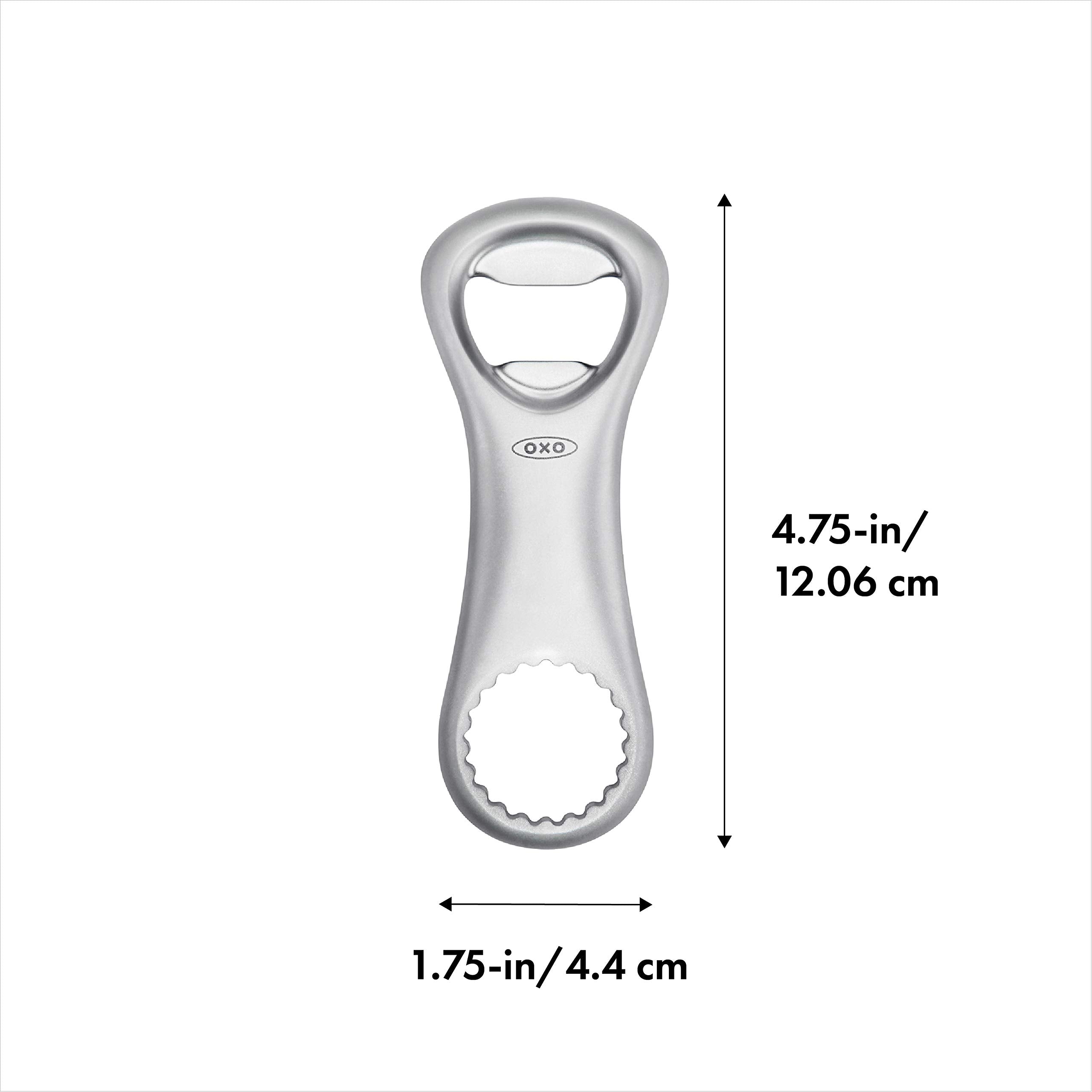 OXO Steel Bottle Opener in gift box, ready for gifting.