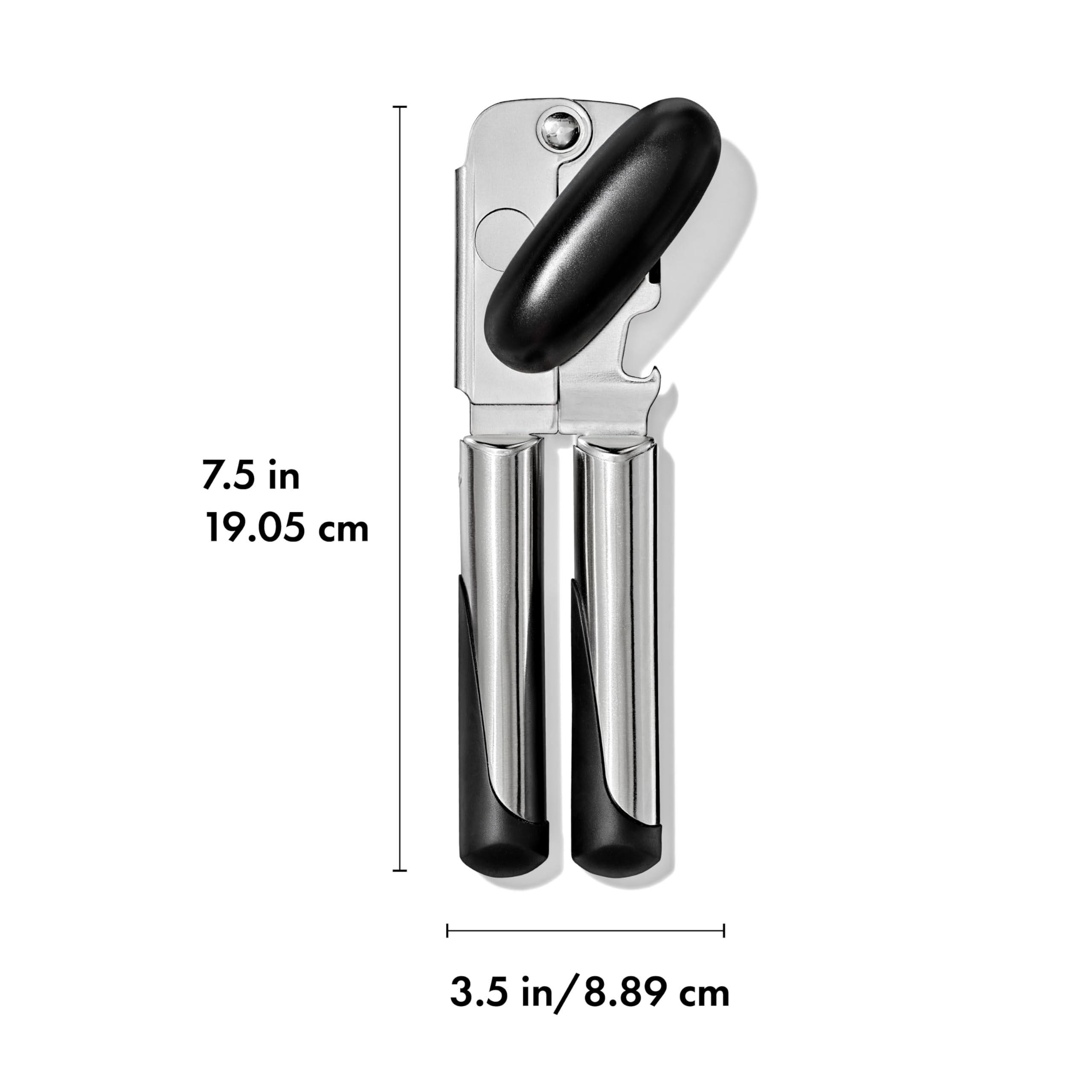 OXO SteeL Can Opener is hand-wash-only for durability.