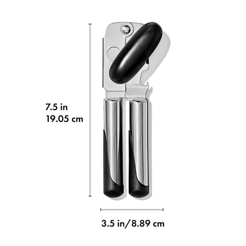 OXO SteeL Can Opener is hand-wash-only for durability.