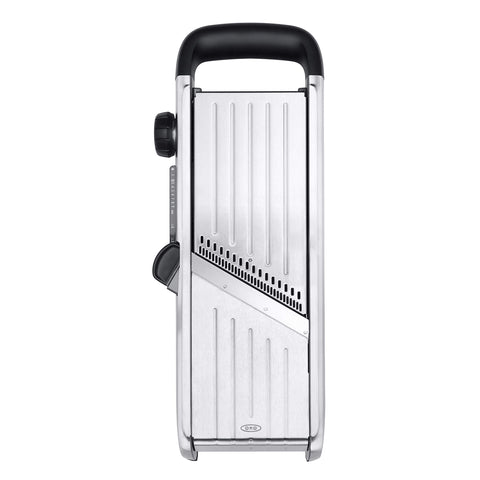 OXO SteeL Chef's Mandoline 2.0 soft-grip handle for comfortable prep.
