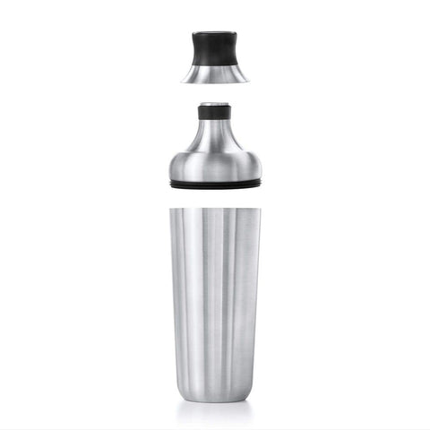 OXO leak-proof design helps keep counters clean during shakes.