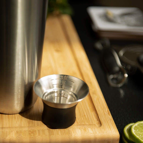 OXO cocktail shaker ideal for casual evenings or small gatherings.