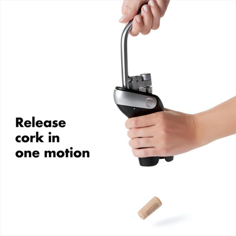 OXO Soft non-slip grip on the die-cast handle improves control