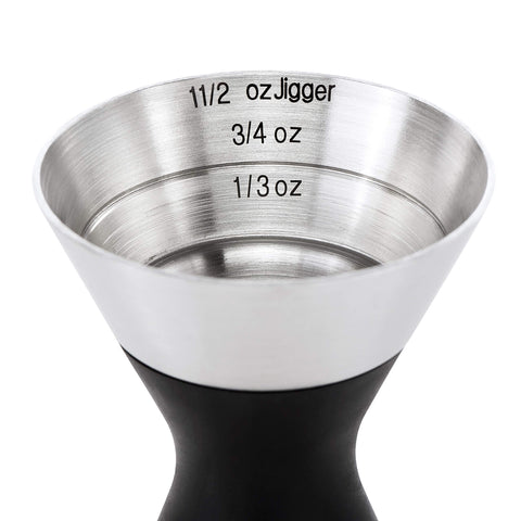 OXO SteeL laser-etched measurements will not fade with repeated use.