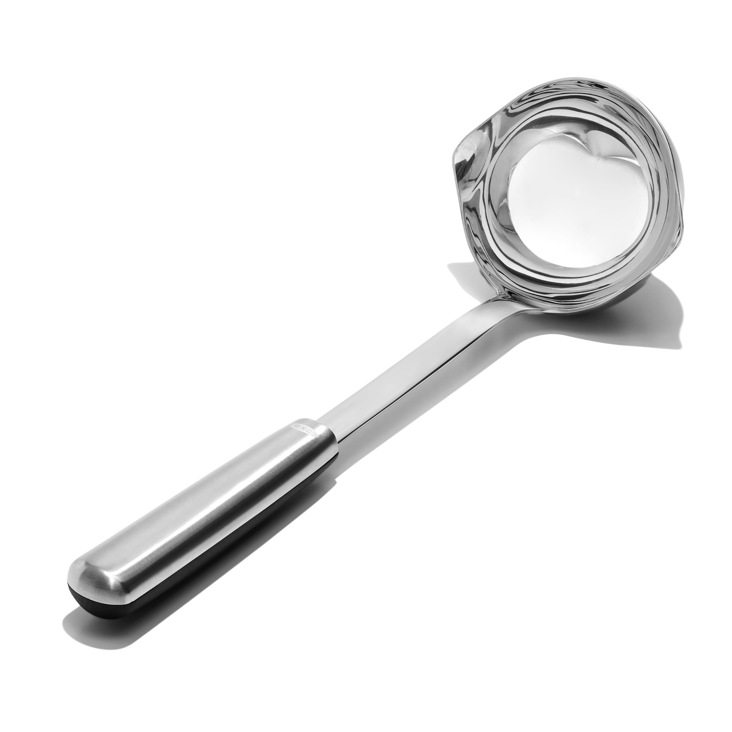 OXO Steel Ladle with dual pour spouts for left- and right-handed use