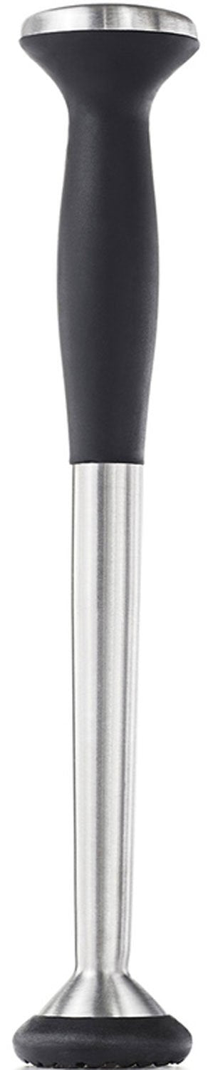 OXO SteeL Muddler nylon head close-up for gentle herb muddling
