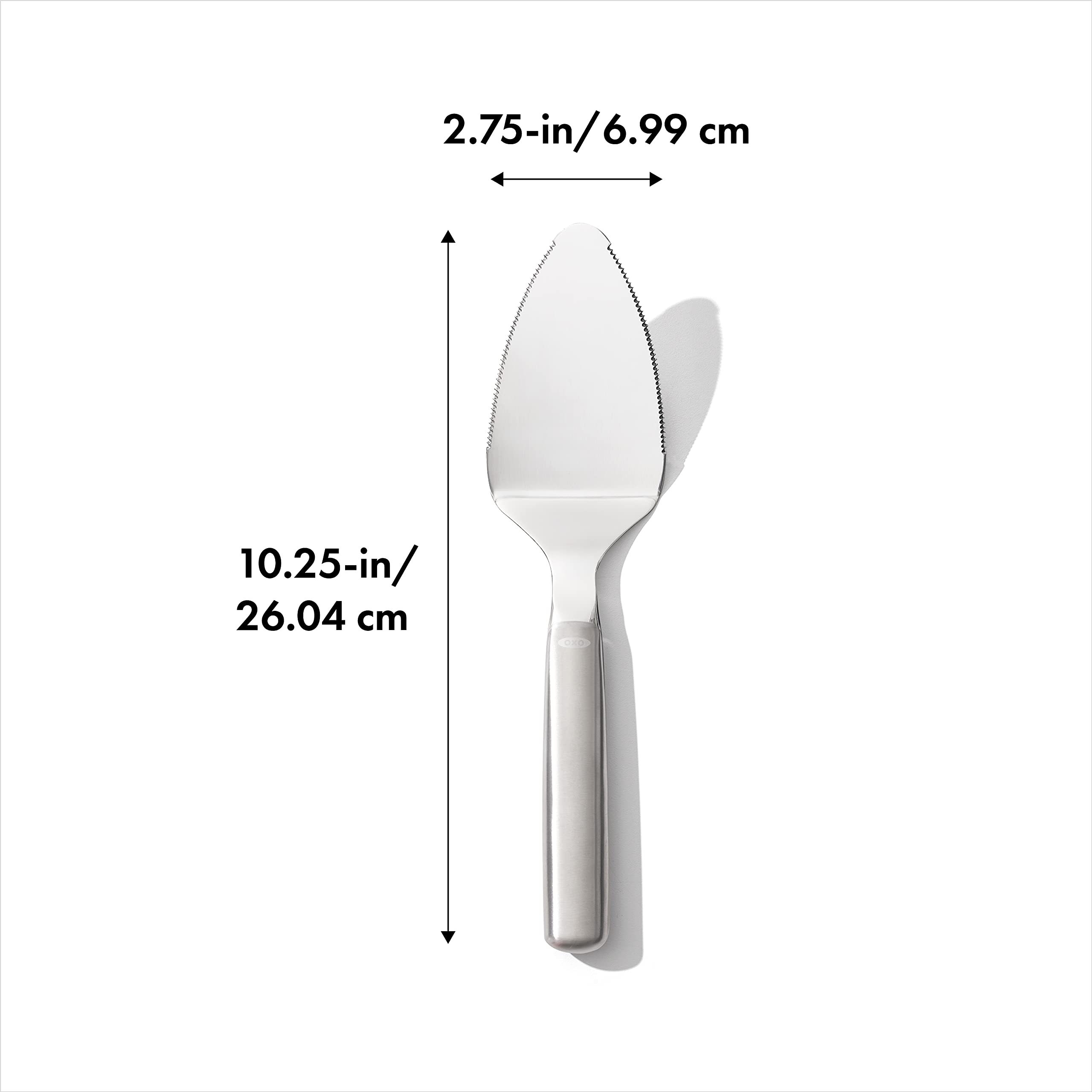 OXO Steel Pie Server versatile for cake and pie serving