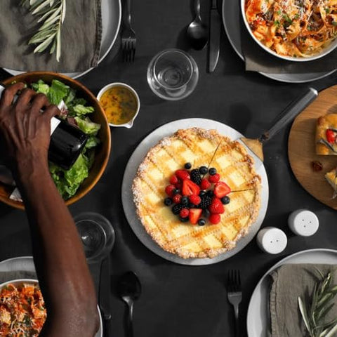 OXO Steel Pie Server easy pie lifting and transfer to plate