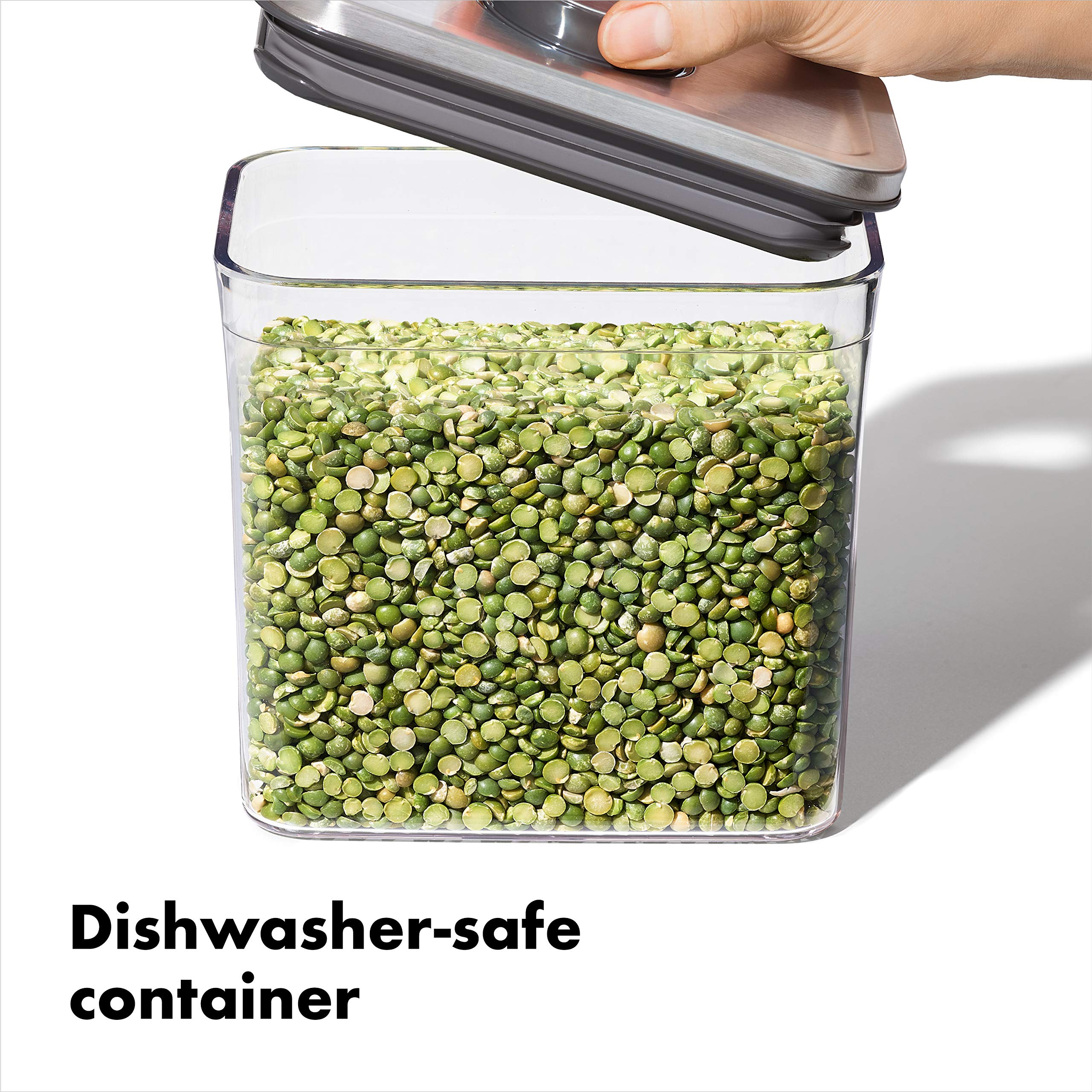 OXO Steel POP container fill line helps quick accurate portioning every time