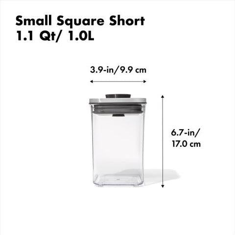 Versatile storage from sugar to flour in a sleek grey canister.