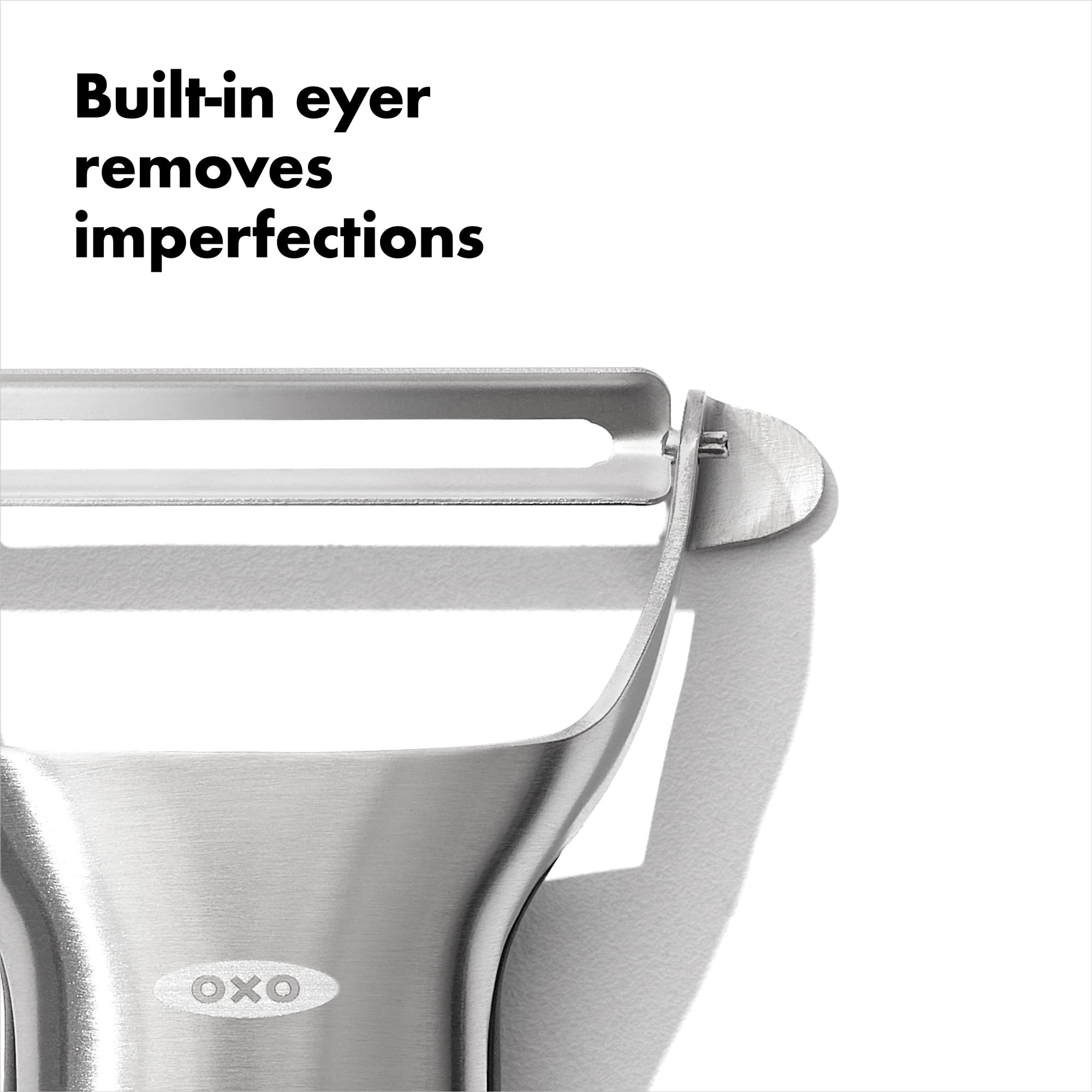 OXO Steel Y Peeler is dishwasher safe for easy cleanup