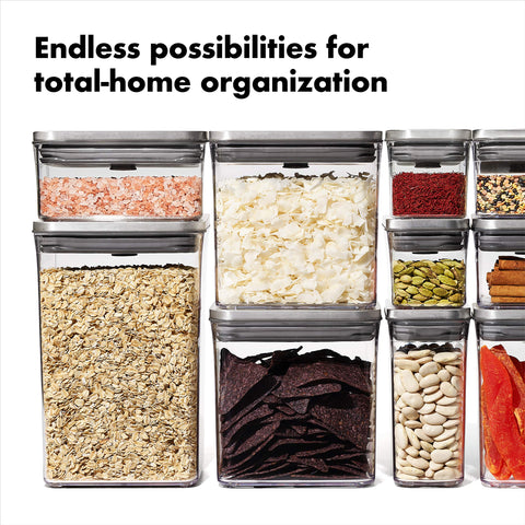 OXO STL POP Rectangle Medium keeps kitchen counter neat and accessible