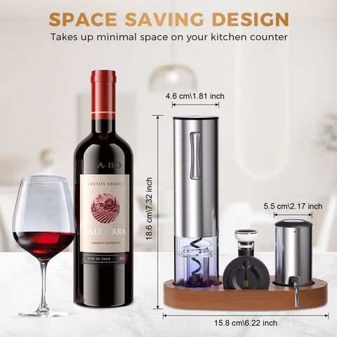OxyGear-acacia-wood-base keeps accessories organized and stylish.