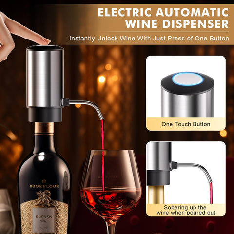 OxyGear-vacuum-wine-stopper preserves freshness for days.