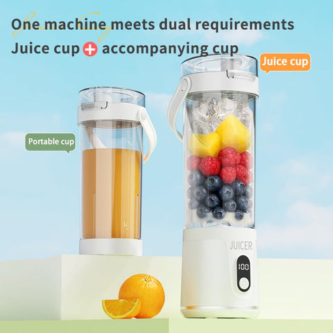 Oxzeps travel-friendly blender fits in a bag after blending