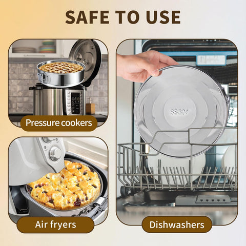 OYAOL thickened silicone protector prevents leaks during water-bath baking.