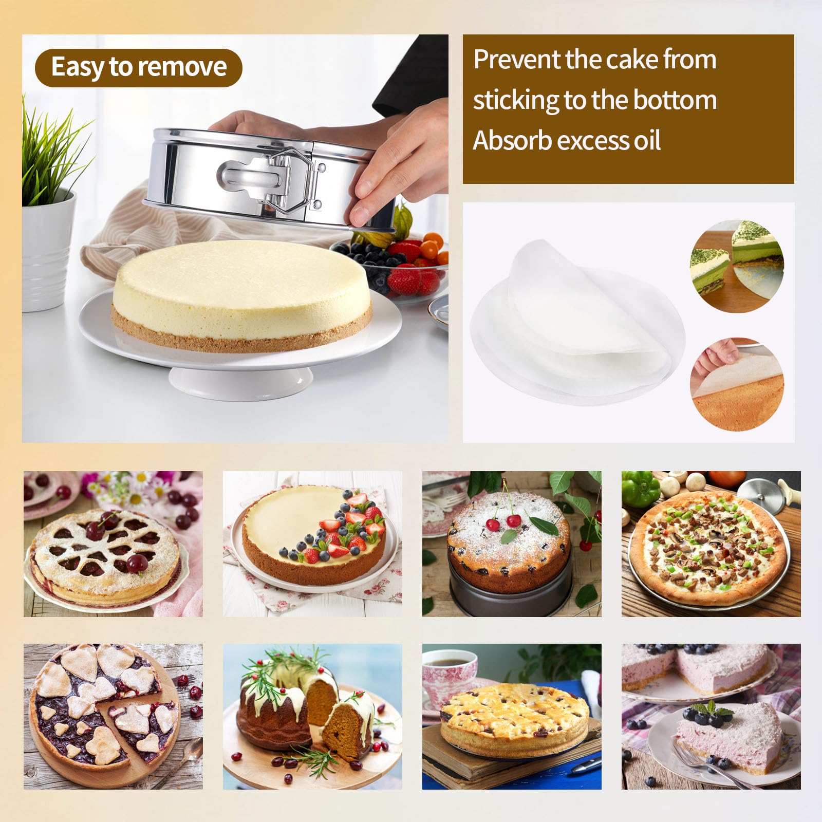 OYAOL varied baked goods such as cheesecake lasagna and tarts