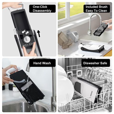 OYKEFAW foldable design and cleaning brush for easy storage.