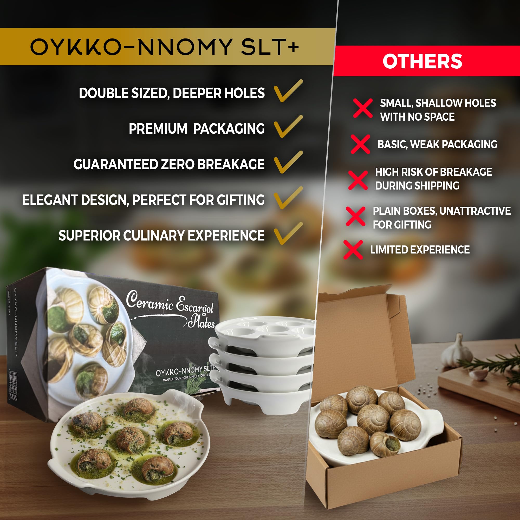 OYKKO-NNOMY SLT+ durable ceramic resists heat and cleans easily.