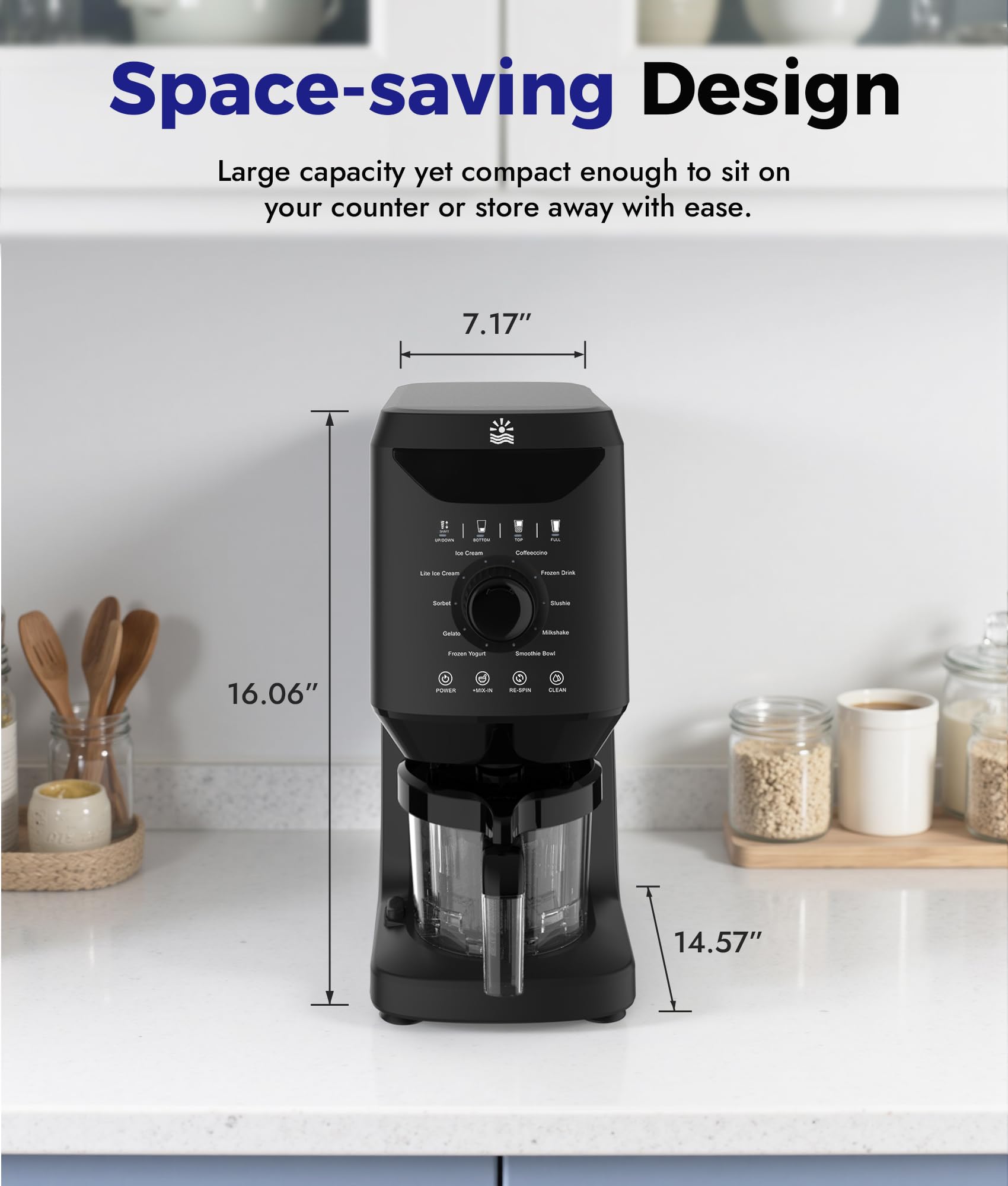OYLUS compact kitchen-friendly design fits home or office.