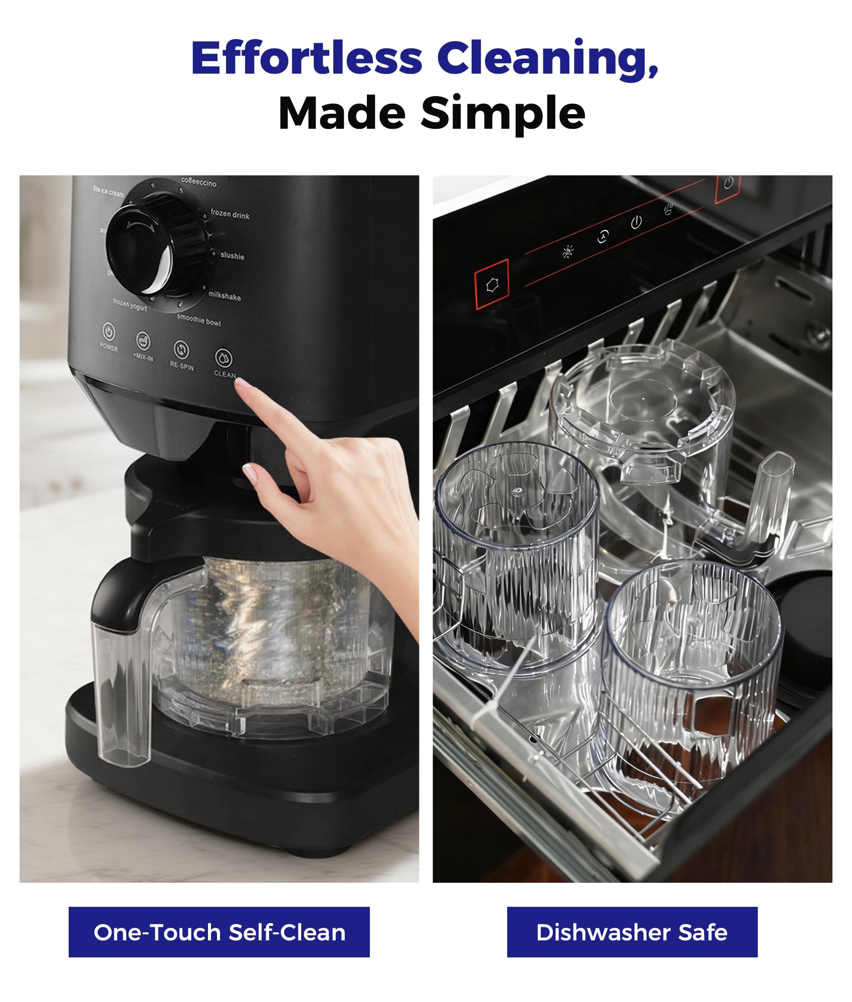 OYLUS self-cleaning mode simplifies post-use cleanup.