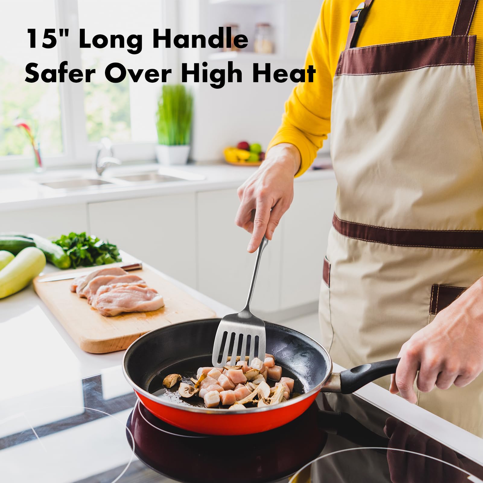 OYV dishwasher-safe spatula simplifies cleaning after busy cooking sessions.