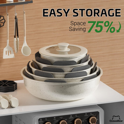 OzawaBear freezer friendly sealing lids keep leftovers fresh and secure