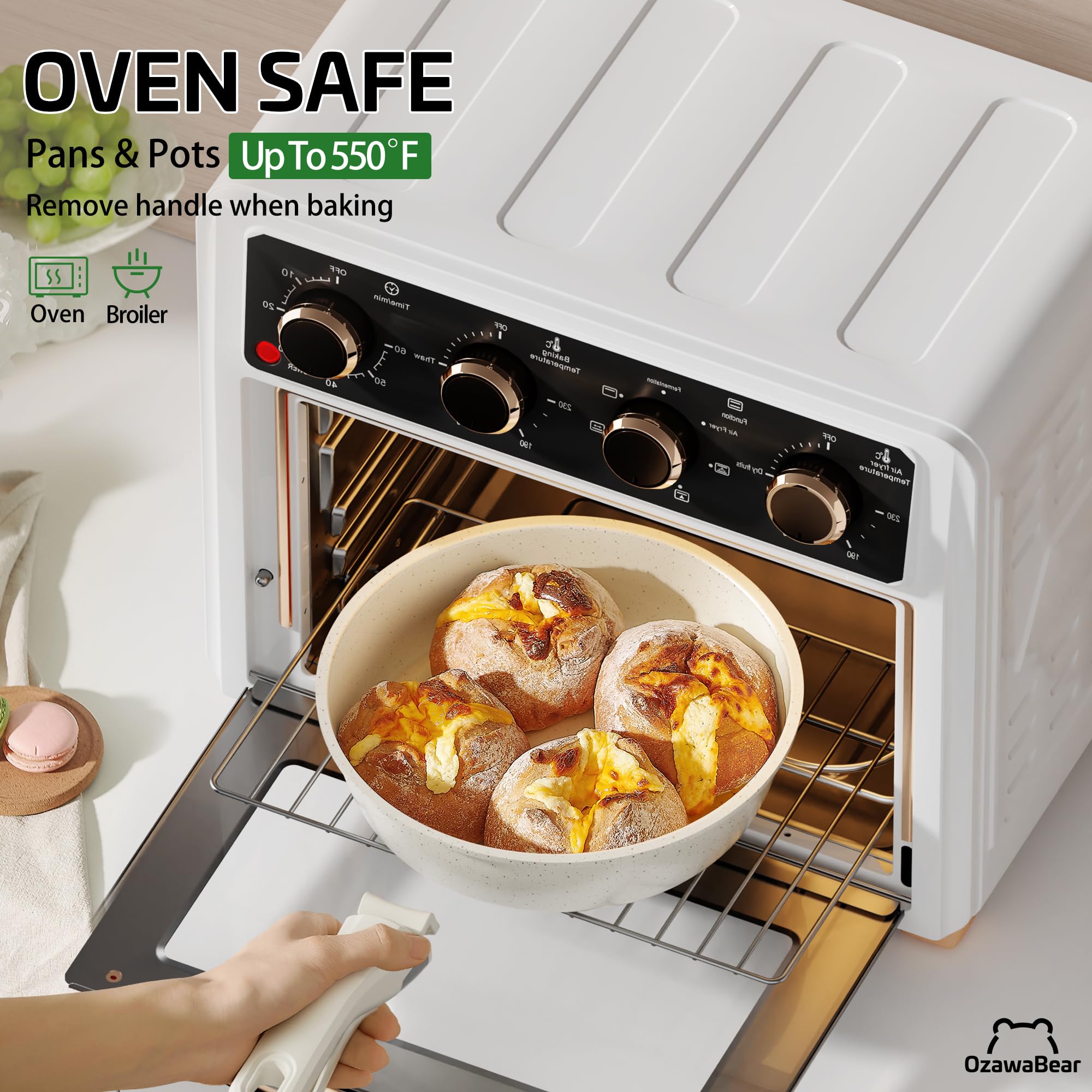 OzawaBear versatile set works as bakeware and tableware for entertaining