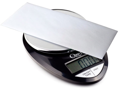 Batteries included let you start weighing right away.