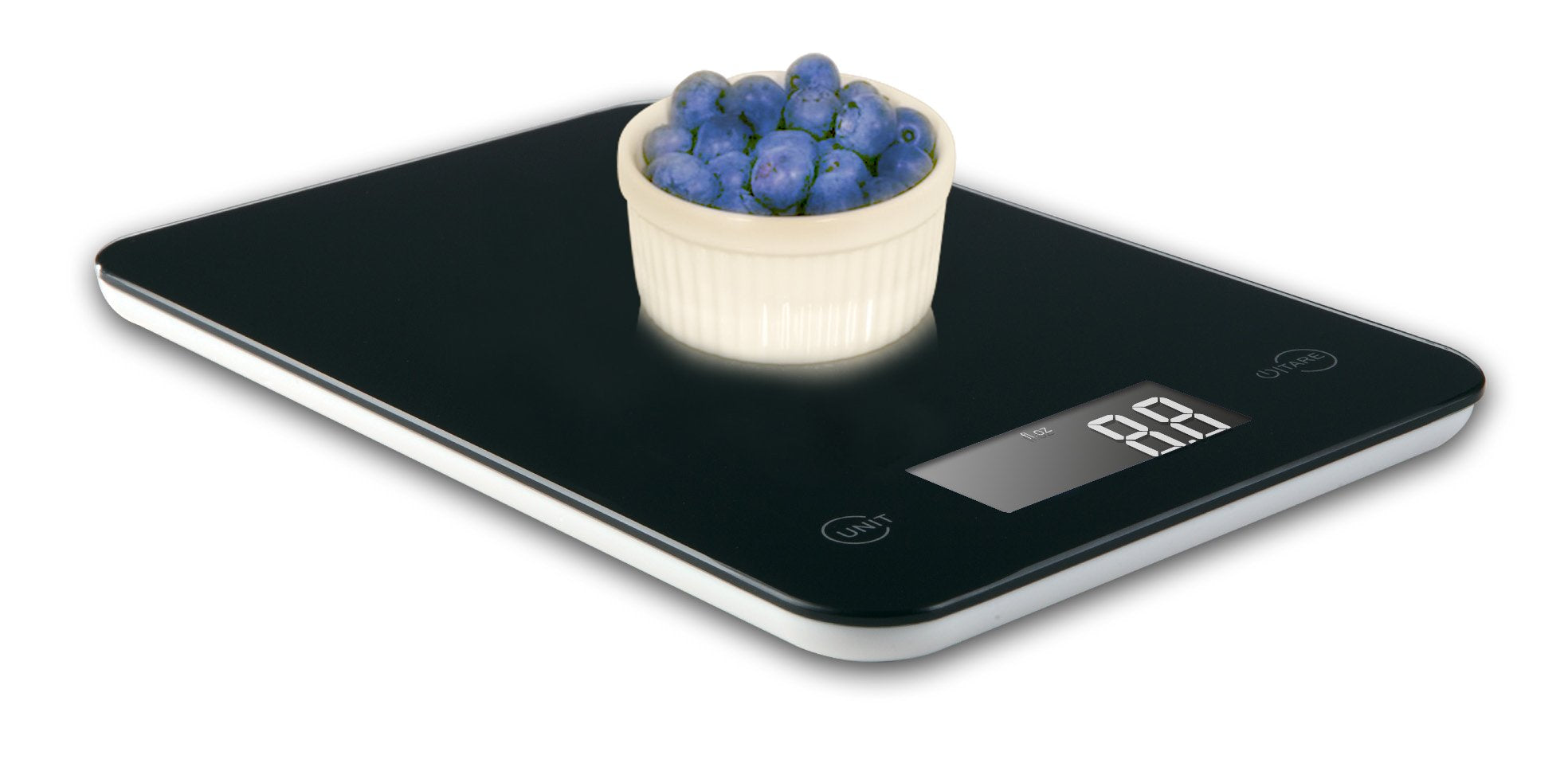Ozeri Touch battery compartment with easy access, no screwdriver needed.