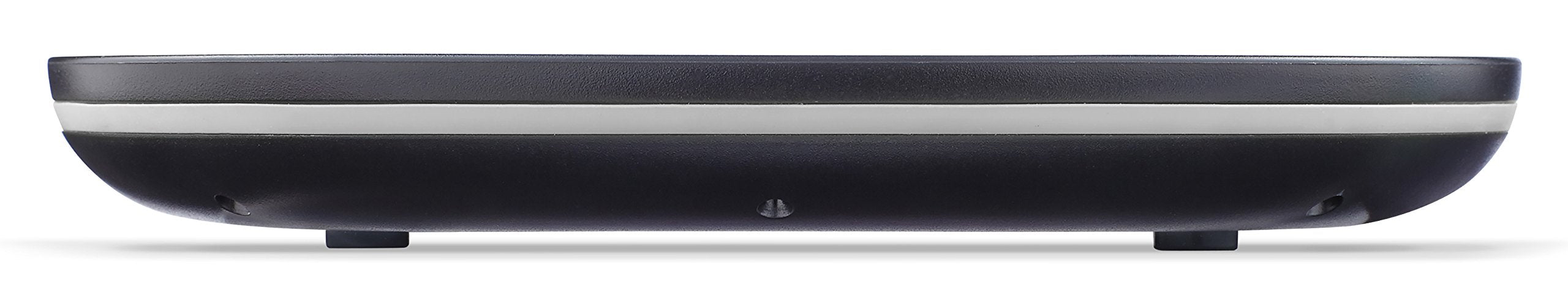 Ozeri Touch battery indicator helps monitor power levels.