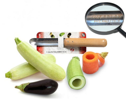 Ozkanlar corer hollowing cucumber core for stuffed bites