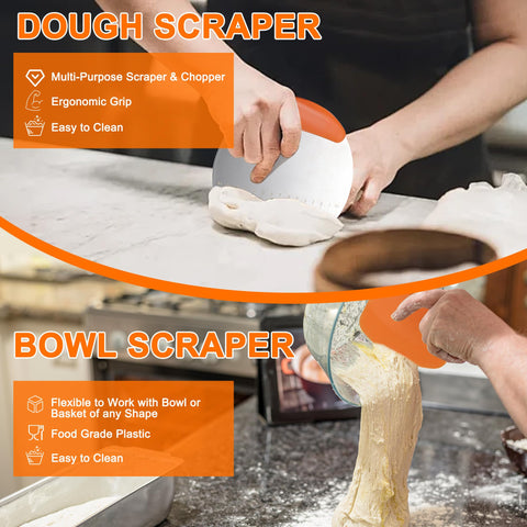 OZLOOK Danish dough whisk for easy mixing and kneading