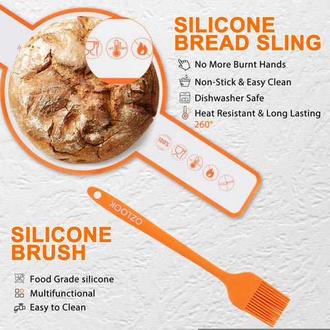OZLOOK dough scraper for bowl cleaning and dough folding.