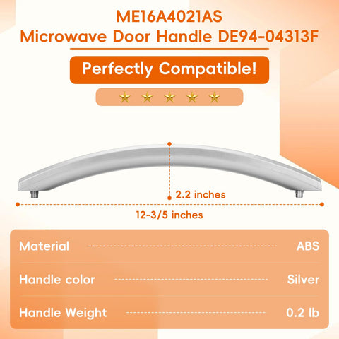 Replacement for Samsung DE94-04313F, compatible with ME16A4021AB and ME16A4021AW