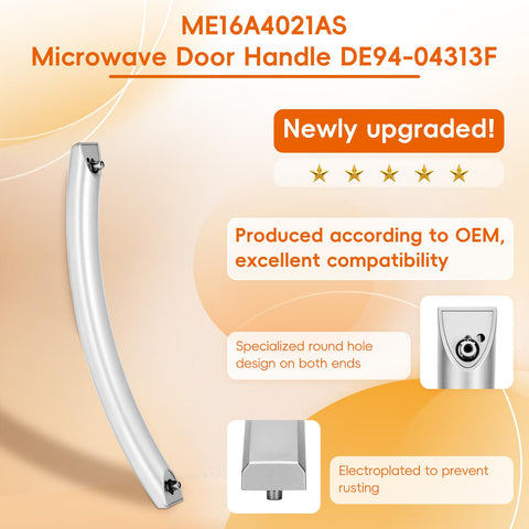 P Polerden ME16A4021AS silver ABS handle, durable and rust-resistant finish