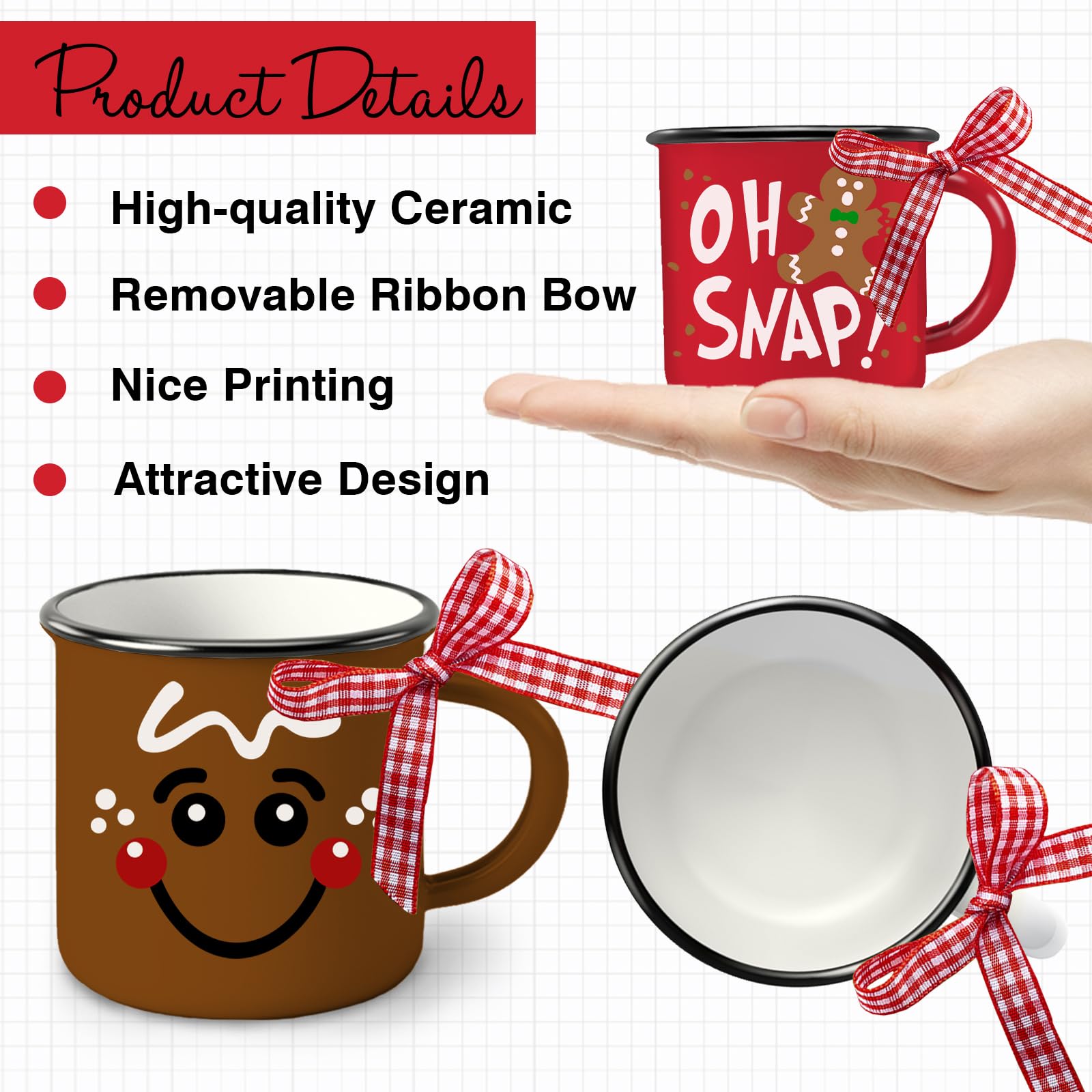 Paayna mini mugs are microwave and dishwasher safe for everyday convenience.