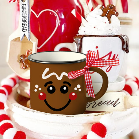 Gingerbread motif from Paayna adds warmth to kitchen shelves and mantels.