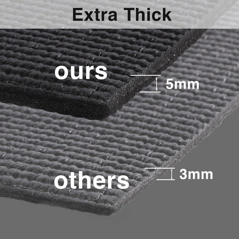 PaBUSIOr thick 5 mm liner cushions delicate items on shelves