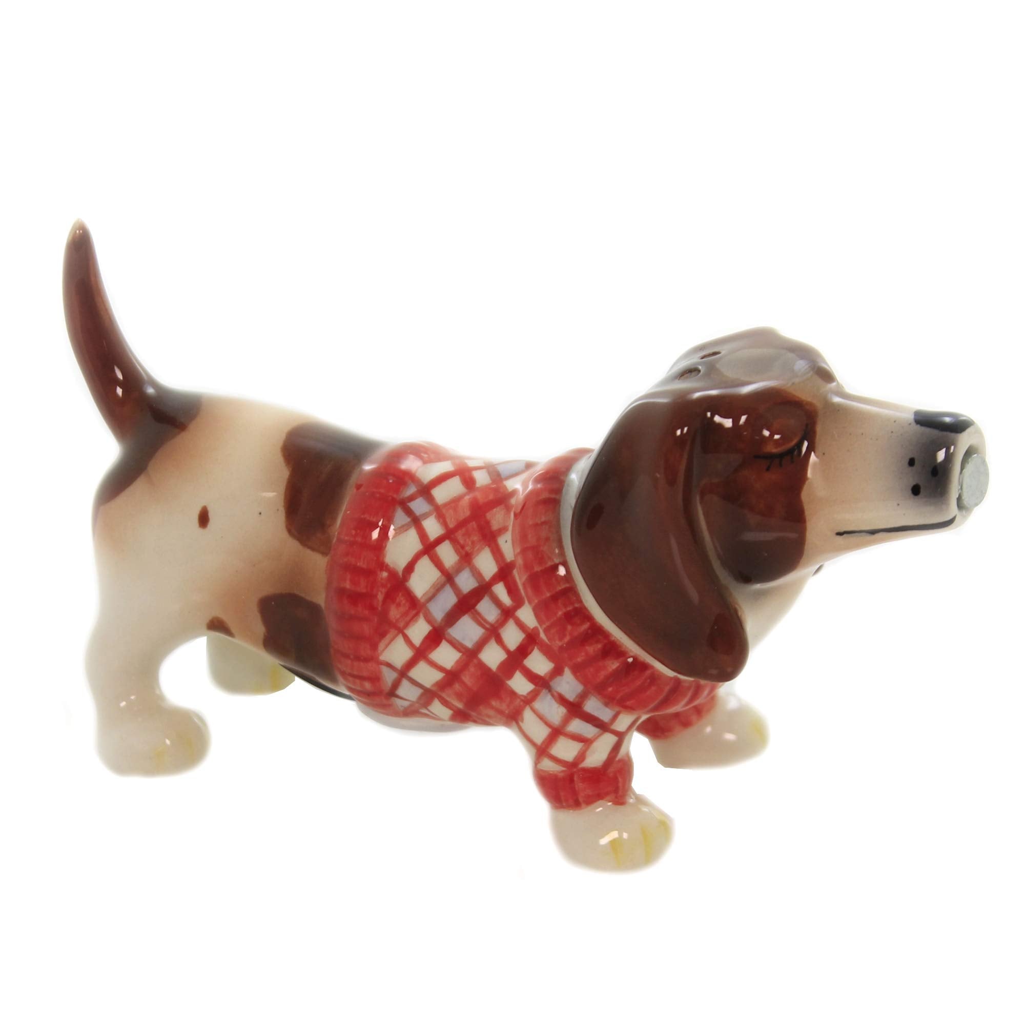 Pacific Giftware magnetic salt and pepper shakers offer convenient seasoning.