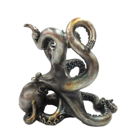 Pacific Giftware octopus wine holder with tentacles cradling a bottle for bar styling