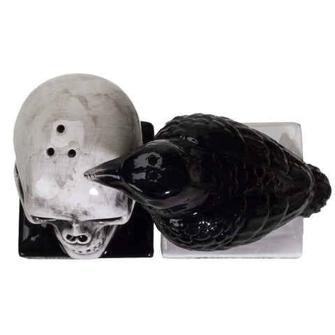 Pacific Giftware Quoth the Raven pepper shaker showcasing a matching design