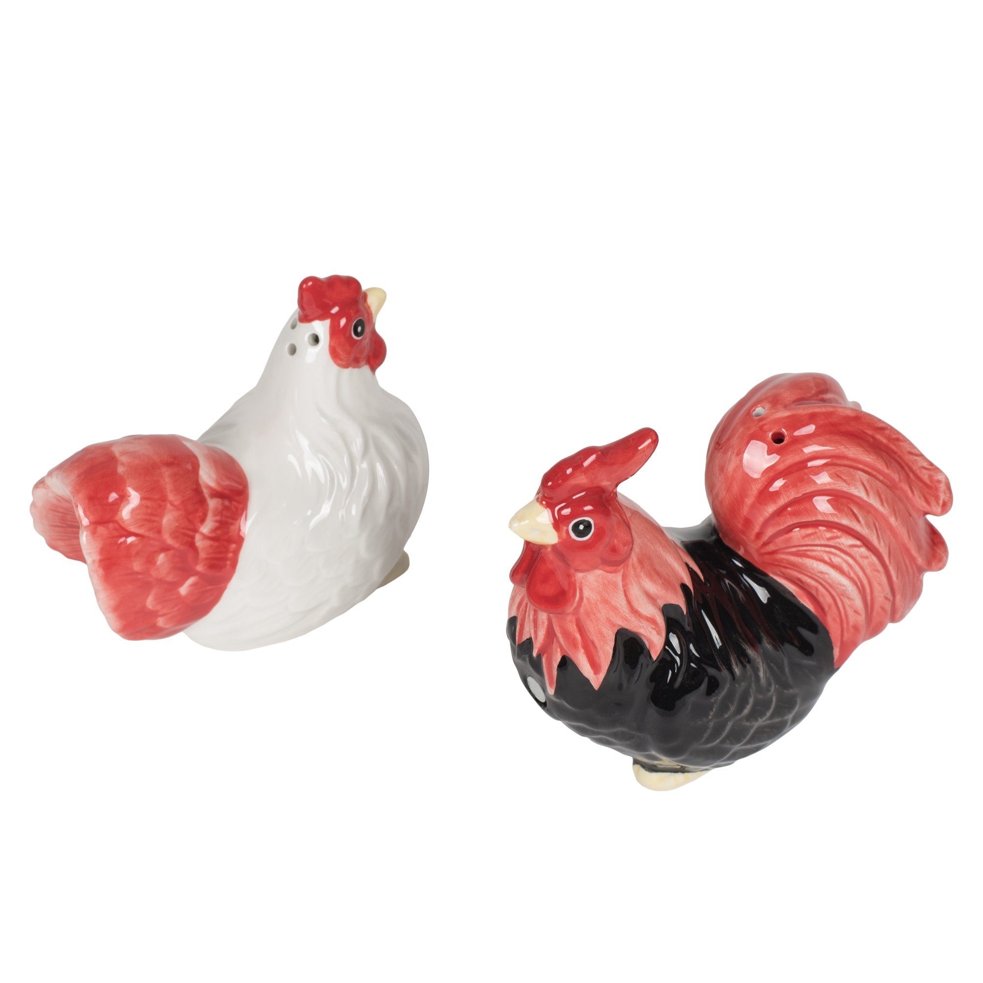 Pacific Giftware ceramic, food-safe shakers are easy to clean and display.