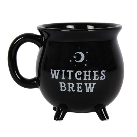 Pacific Giftware Witches Brew black cauldron mug for cozy coffee rituals.