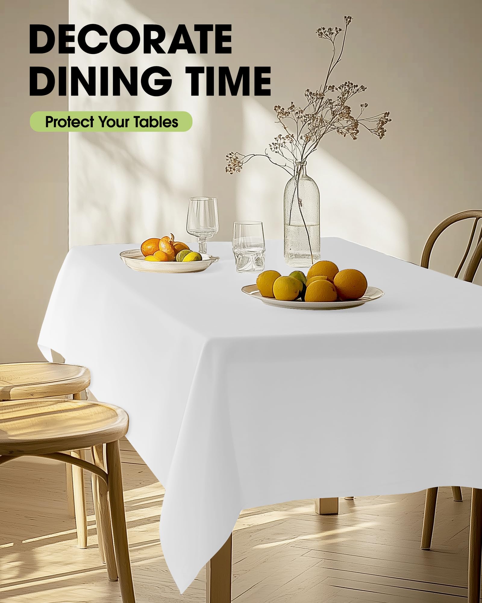 Packaged Pureegg tablecloth for easy storage and reuse